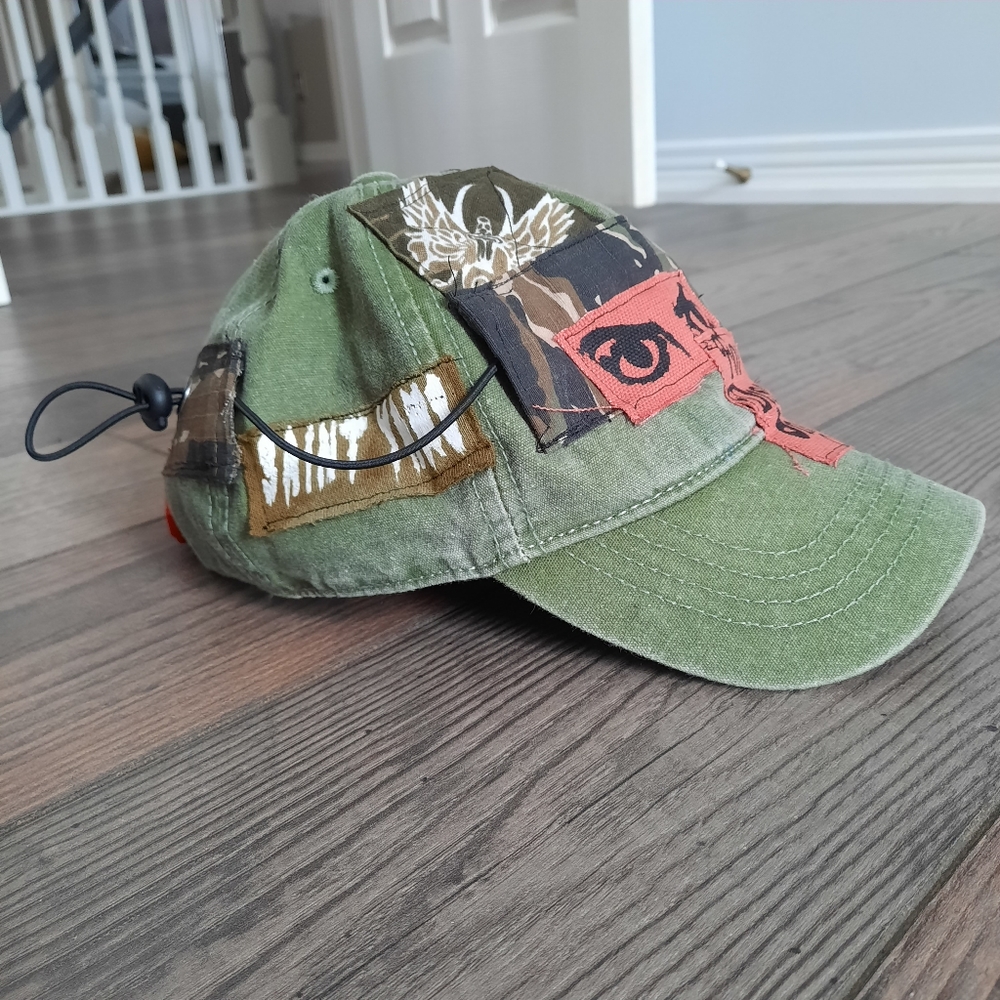 (SOLD)1 of 1 Green Tactical Cap by 𝙎𝙖𝙞𝙣𝙩 𝙔𝙖𝙢𝙨🧞 - Picture 2 of 5